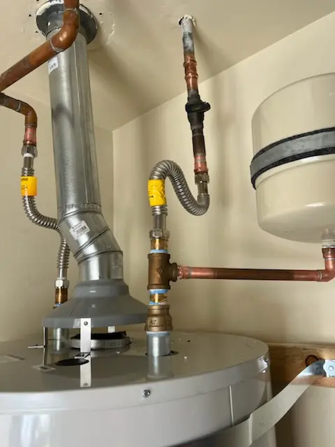 Water heater installation and plumbing repair in Westminster